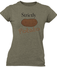 Load image into Gallery viewer, Strictly Potato - Next Level Ladies Tee